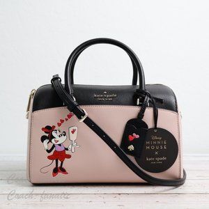 NWT Disney x Kate Spade Minnie Mouse Duffle Bag